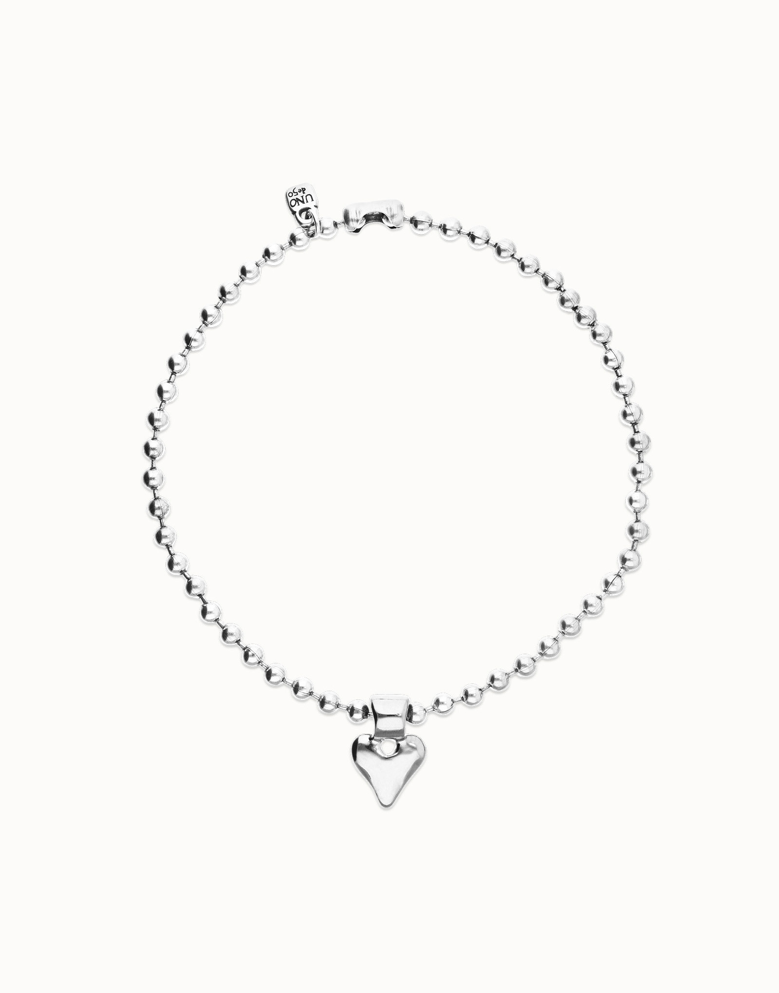 Bead necklace with heart detail | UNOde50