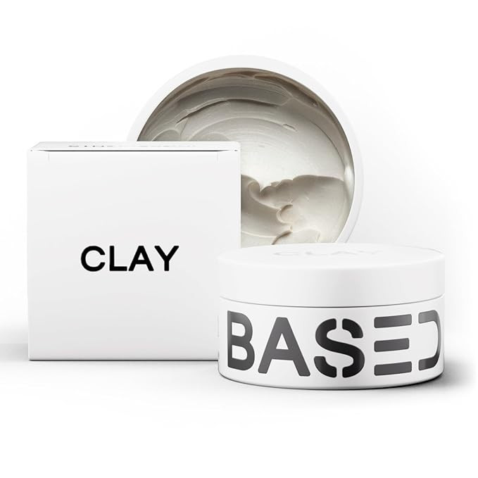 BASED Hair Clay for Men, Premium Hair Clay with Strong Hold, Texturizing Finish, & Low Shine, Hai... | Amazon (US)