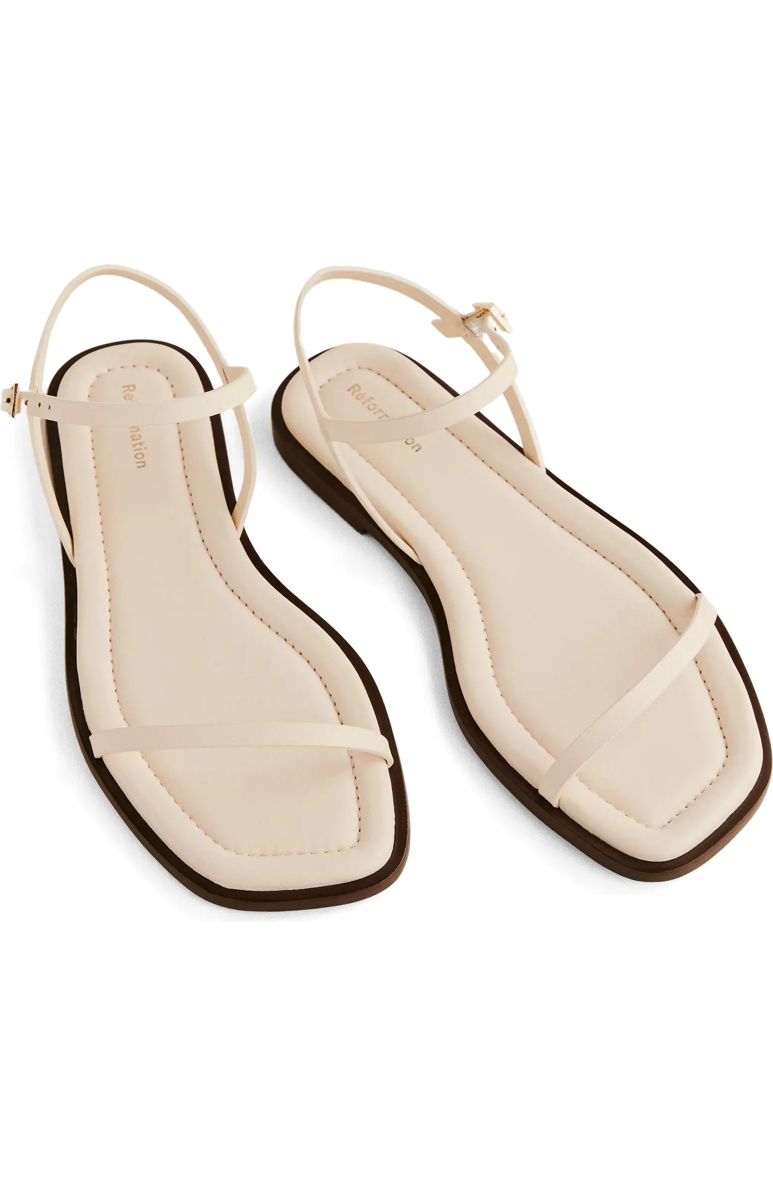 Reformation Lake Flat Sandal (Women) | Nordstrom | Nordstrom