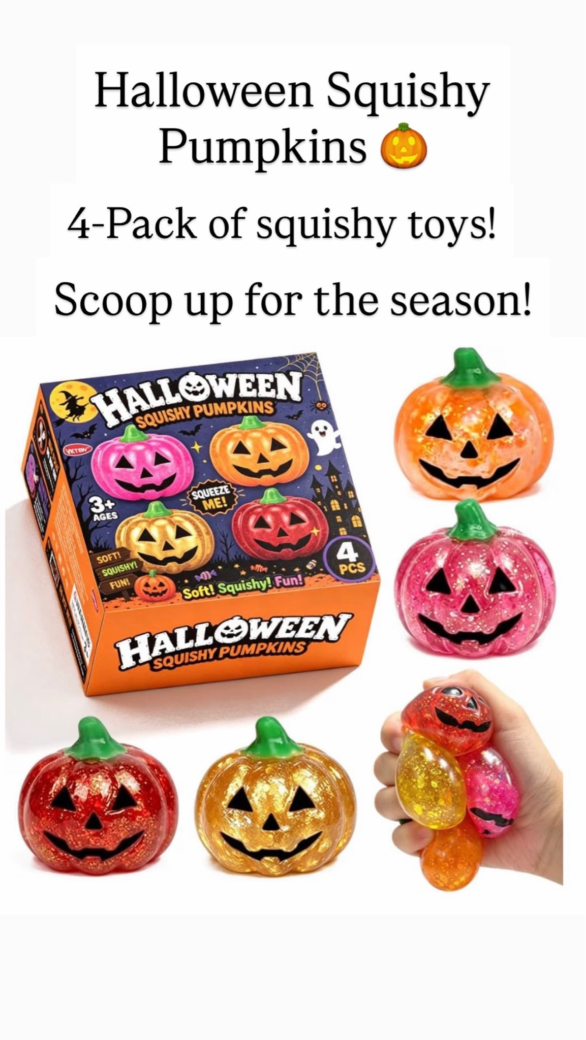 Squishy pumpkin toys for Halloween

#LTKKids