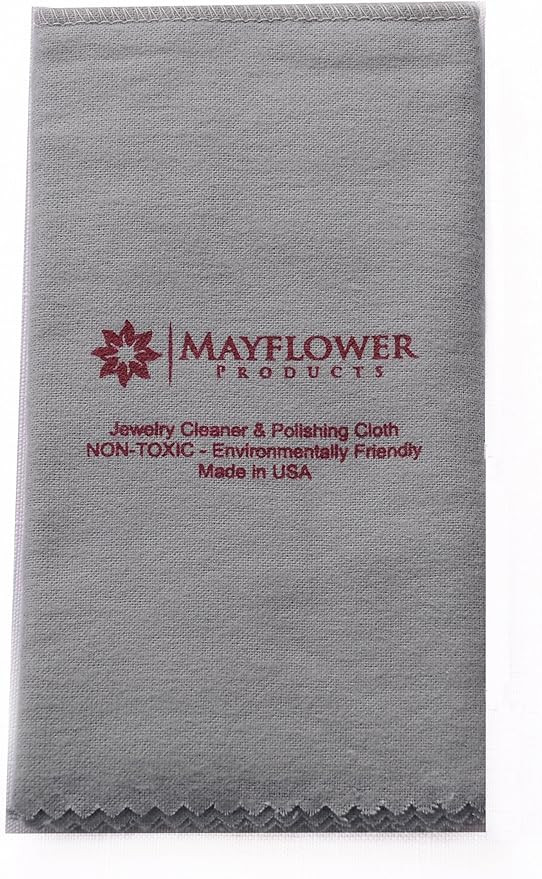 Pro Size Polishing Cleaning Cloth Pure Cotton Made in USA for Gold, Silver, and Platinum Jewelry,... | Amazon (US)