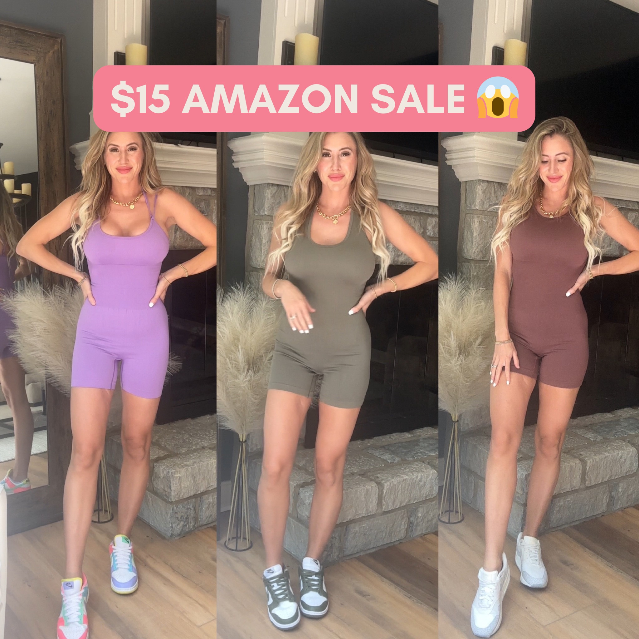 This is not a drill!!! These summer jumpsuits are a favorite of mine and are on are sale for only $15 on amazon (I have no idea for how long!) tons of colors and size stock available. The material is ultra high quality, thick, stretchy, and flattering. Perfect to pair with a Jean jacket or wear on your next hike, run, or to the gym. Athleisure at its finest 💕 #amazonfinds #amazonhaul #amazonsale #amazonfashion 

#LTKfindsunder50 #LTKfitness #LTKMostLoved