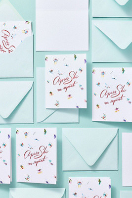 Après Ski Holiday Boxed Card Set | Anthropologie (US)