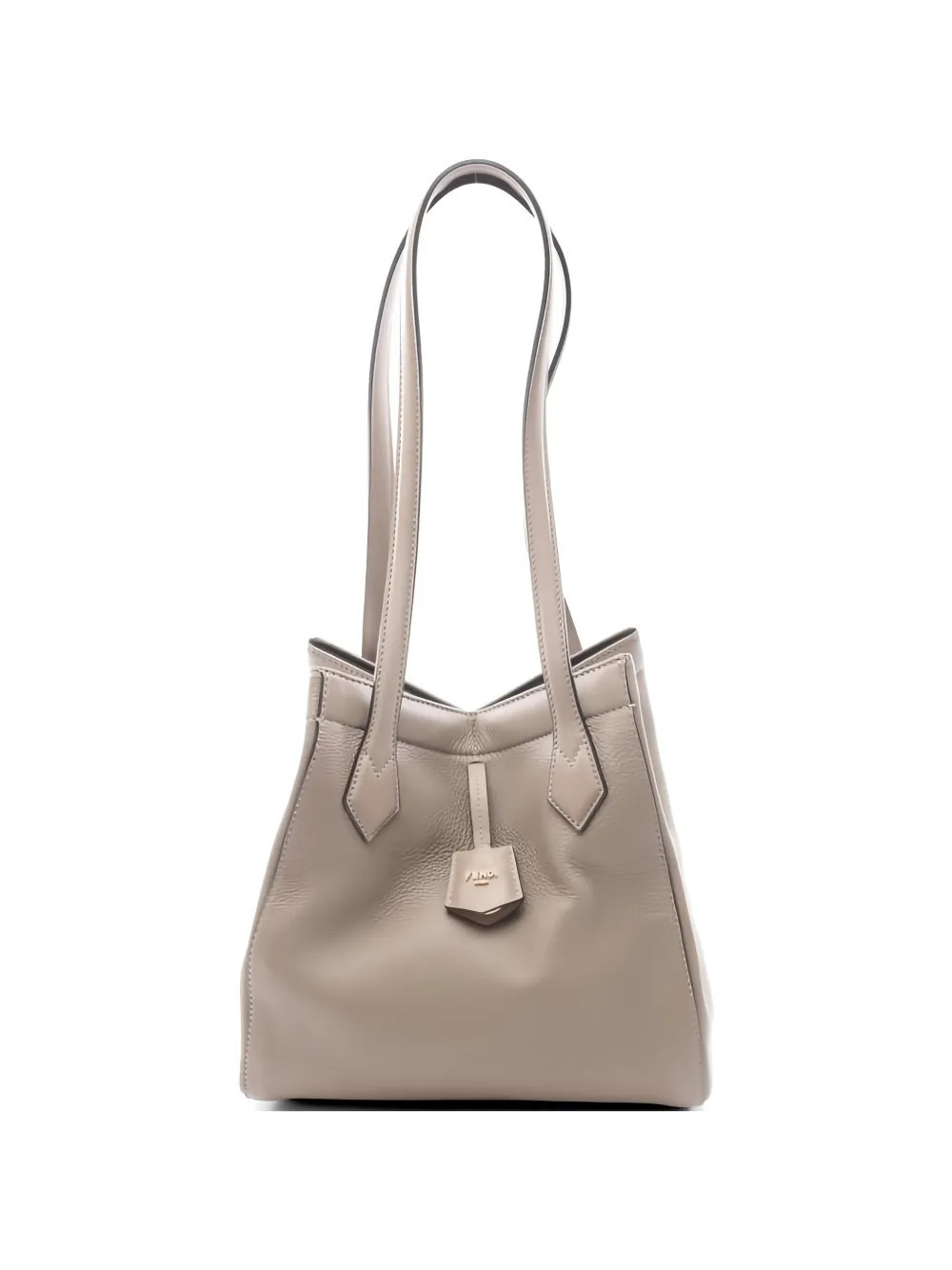 Fendi Pre-Owned Medium Origami leather shoulder bag - Neutrals | Farfetch Global
