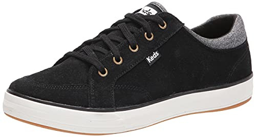 Keds Women's Center 2 Sneaker, Black Suede, 10 | Amazon (US)