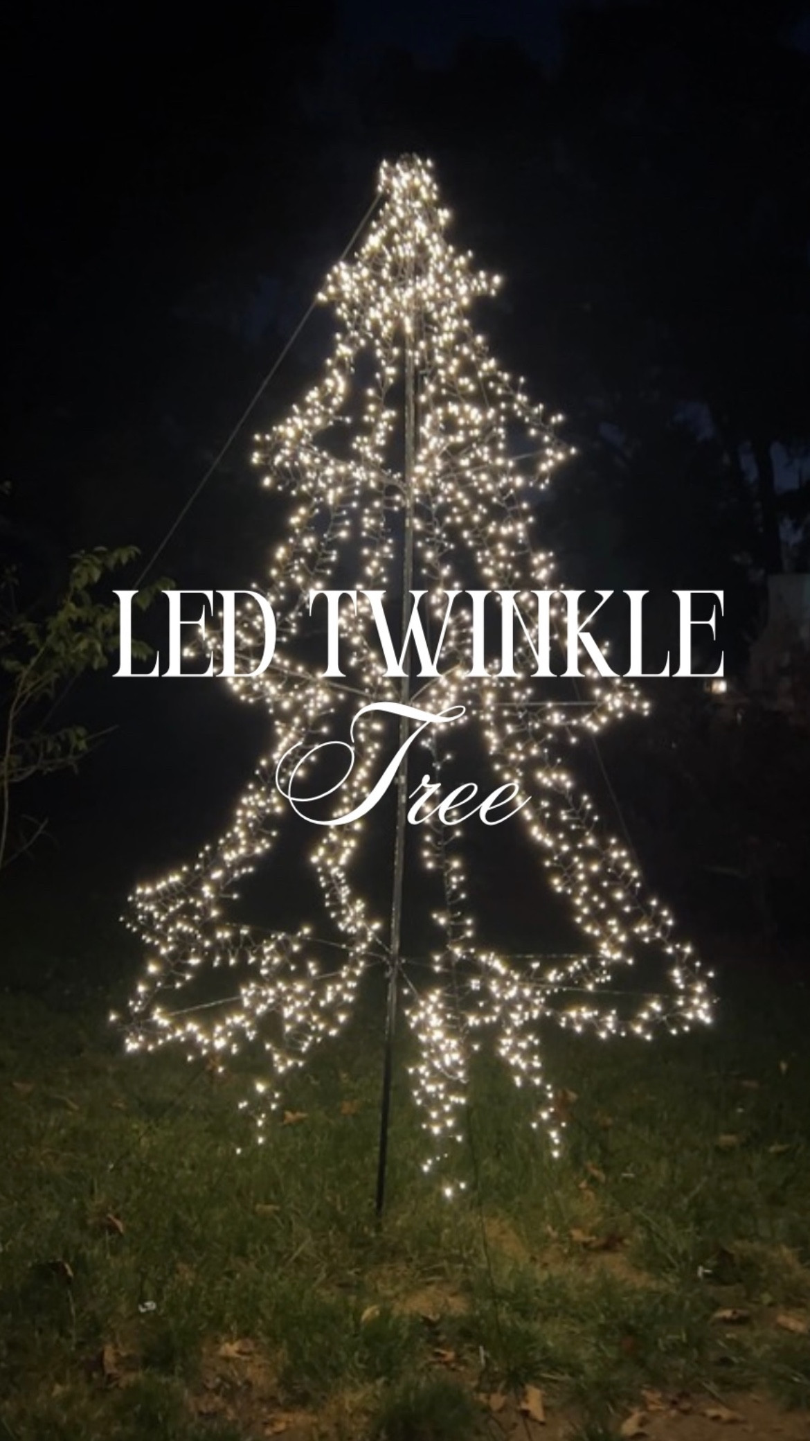 The most gorgeous outdoor twinkle
Tree is massive and on major clearance right now from Ballard.


#LTKHome #LTKHoliday