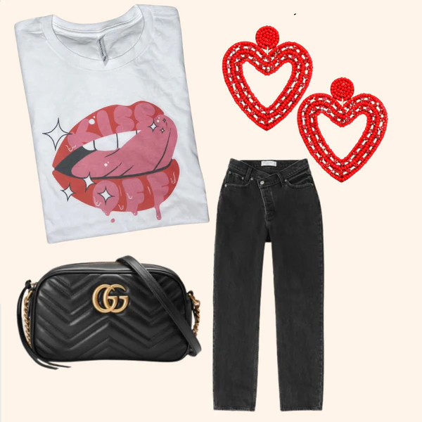 Kiss Off Tee Shirt ( Vintage Feel ) | Sassy Queen