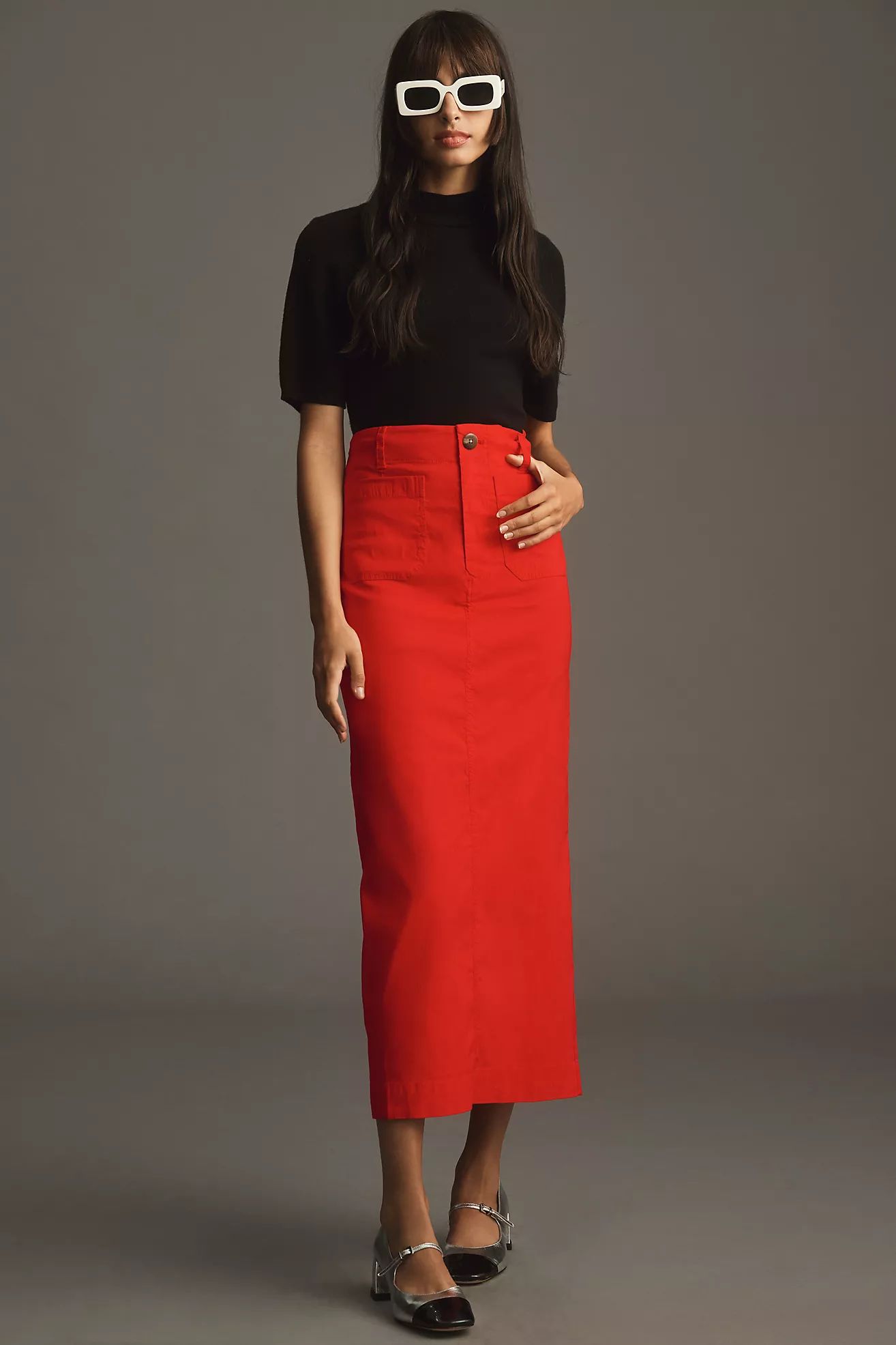 The Colette Maxi Skirt by Maeve | Anthropologie (US)