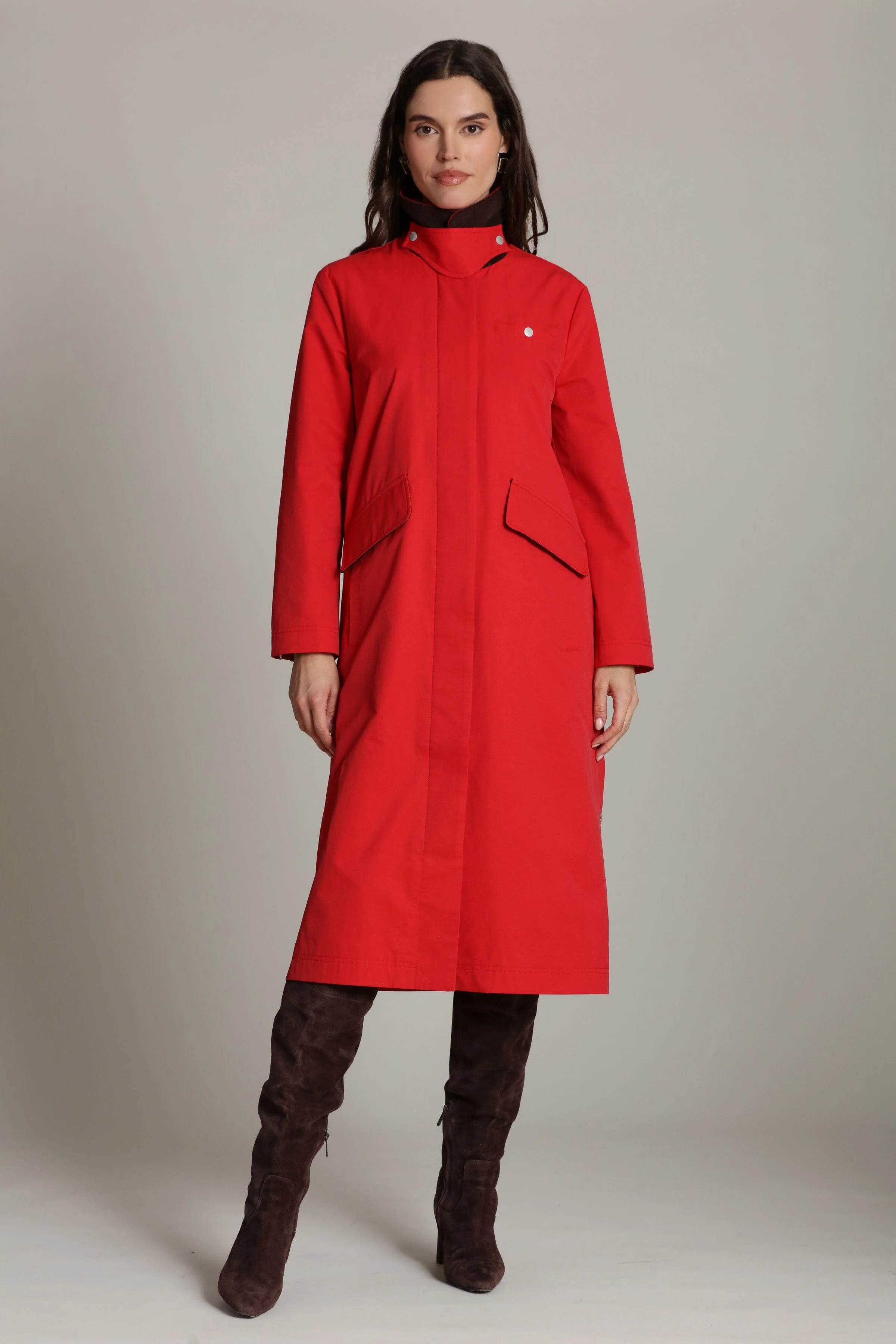 Cotton Nylon Utility Trench Coat | Avec Les Filles