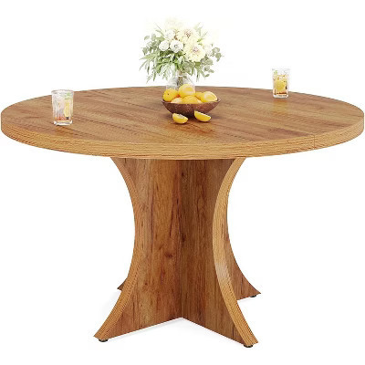 Tribesigns 47" Dining Room Table for 4-6 People, Wood Dinner Table, Brown | Target
