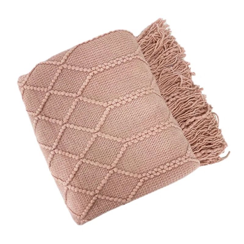 Irregular Rhombus Knitted Throw BlanketSee More by Fennco StylesRated 4.6 out of 5 stars.4.6 77 R... | Wayfair North America