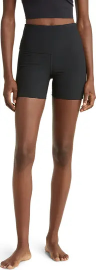 Luxe Rib High Waist Bike Shorts | Nordstrom