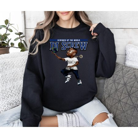 Dj Screw Hip Hop Short Sleeve Gift For Fan White S-2345xl Unisex Sweatshirt | Walmart (US)