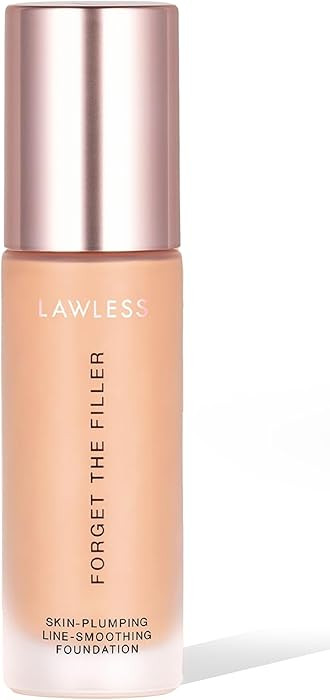 LAWLESS Women's Forget the Filler Skin-Plumping Line-Smoothing Foundation, 8L, light medium with ... | Amazon (US)