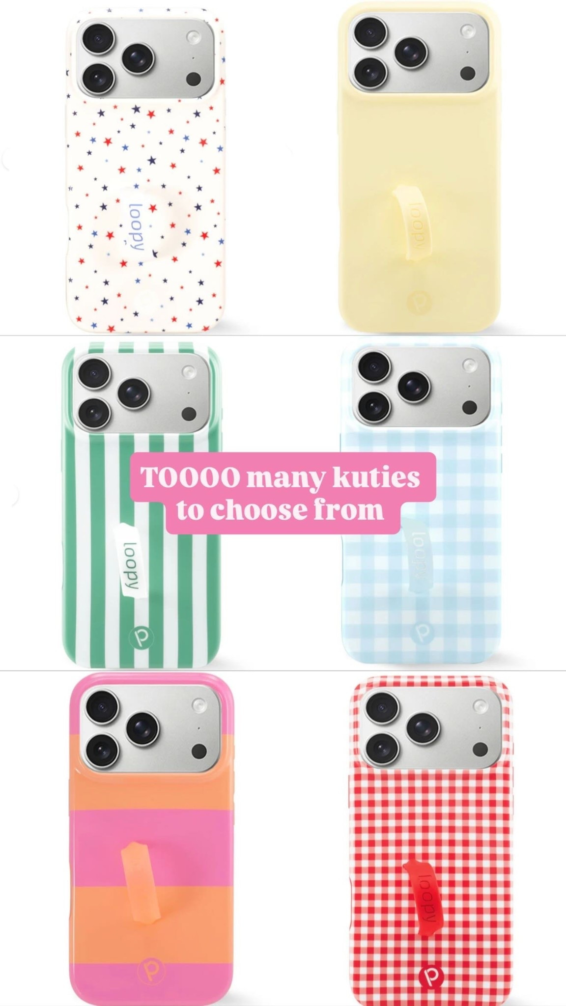 TOOOO many kuties 
to choose from