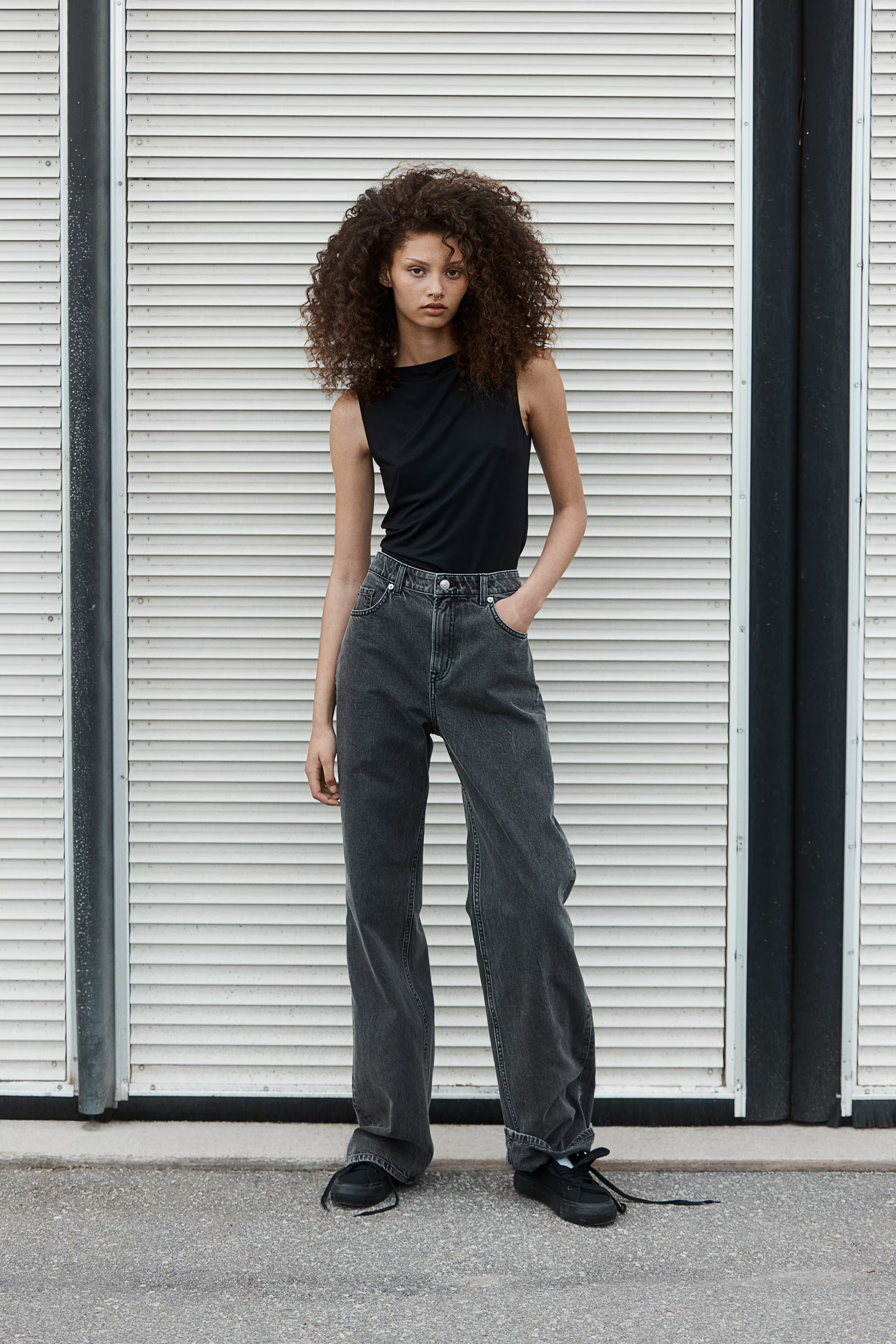 Wide High Jeans - Light denim blue - Ladies | H&M US | H&M (US + CA)