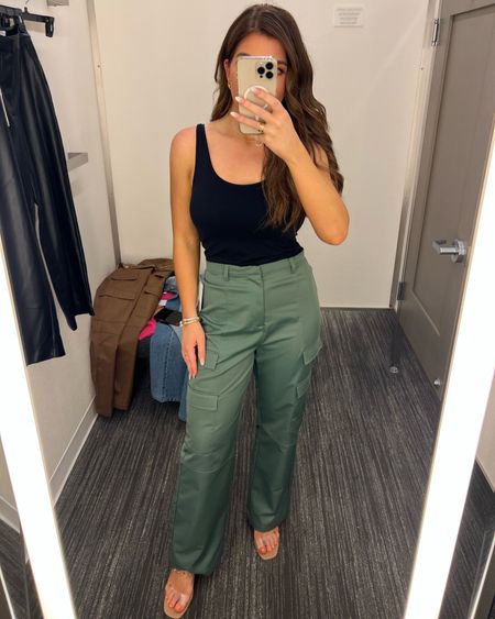 These cargo style trousers are $45 in the Nordstrom Anniversary Sale 🤩 They come in this sage green, brown, and black! Wearing a size small in the pants, and a size medium in the tank, both fit tts. 
NSale is open today for cardholders & open access starts on the 17th! 
More sale finds are linked below 💕

Nordstrom Anniversary Sale, NSale, Cargo Pants, Under $50, Madison Payne

#LTKsalealert #LTKxNSale #LTKSeasonal
