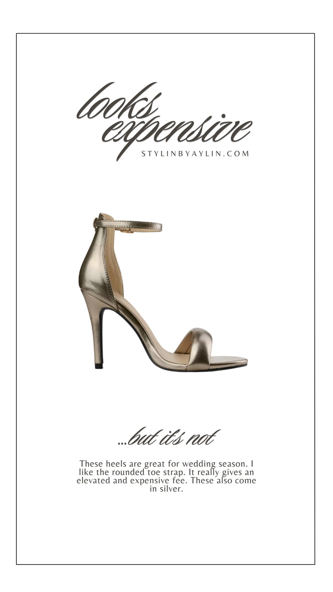 On sale!! Looks expensive but it’s not #StylinbyAylin #Aylin 

#LTKFindsUnder50 #LTKShoeCrush #LTKSaleAlert