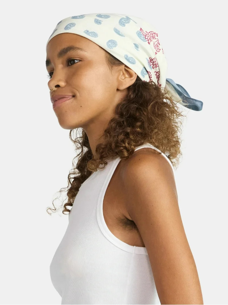 No Boundaries Women's Paisley Printed Scarf, One Size | Walmart (US)