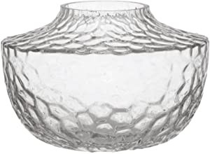 Bloomingville Hammered Glass Vase, 7" L x 7" W x 5" H | Amazon (US)