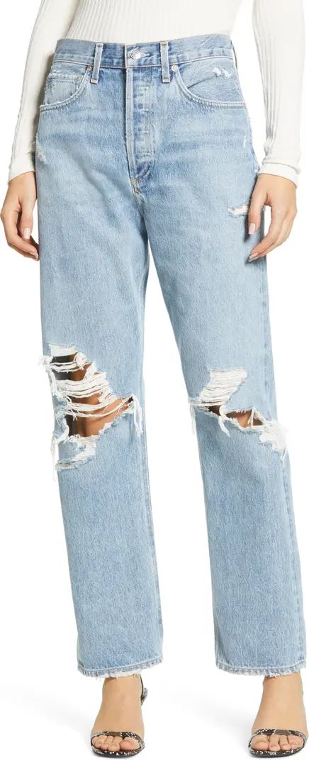AGOLDE '90s Ripped Loose Fit Jeans | Nordstrom | Nordstrom