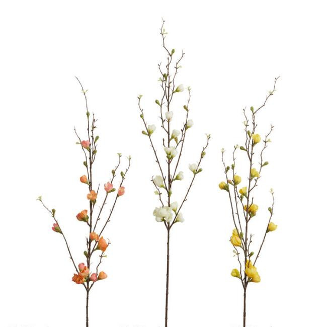 Faux Peach Blossom Spray | World Market