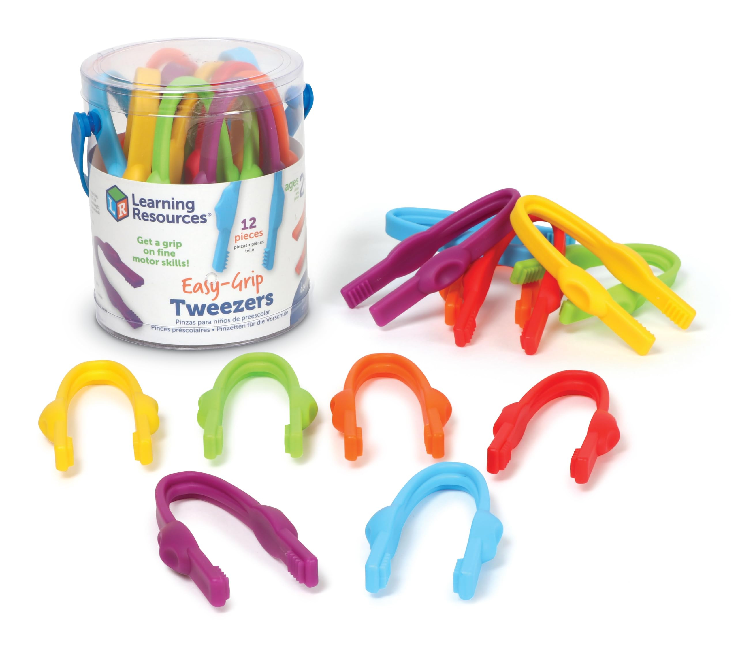 Learning Resources Easy-Grip Tweezers, Preschool Learning Activities, Educational Toys for Ages 2... | Amazon (US)