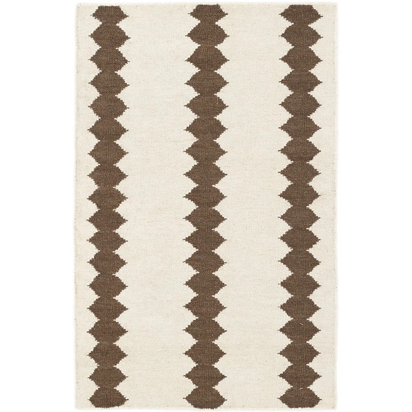 Senna Ivory/Camel Handwoven Wool Rug | Annie Selke