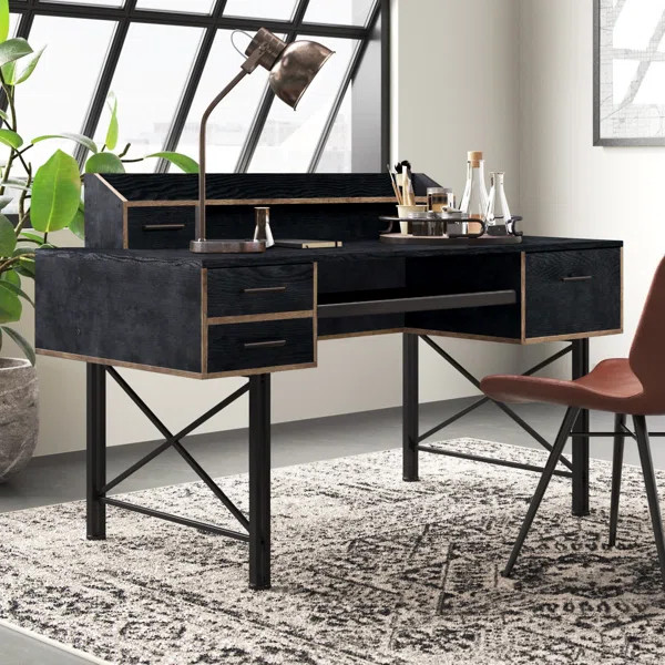 Ferraro Desk with Hutch | Wayfair North America