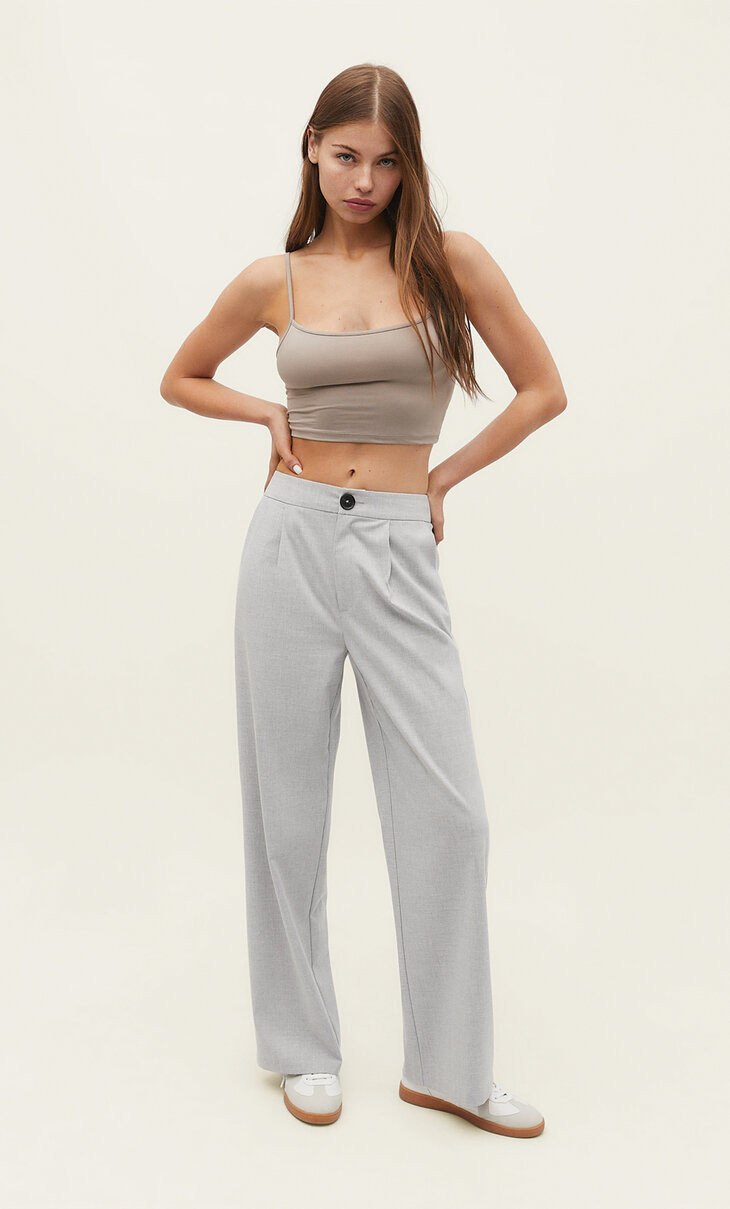 Pantaloni eleganti dritti | Stradivarius (IT)