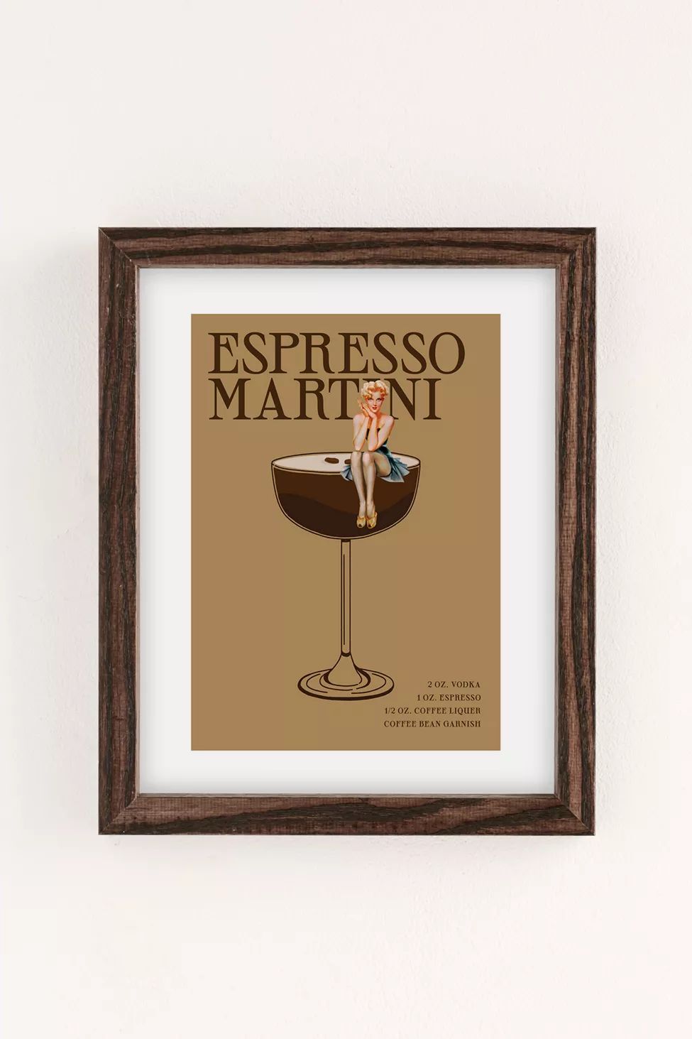 Art By Emily The Espresso Martini Art Print | Urban Outfitters (US and RoW)
