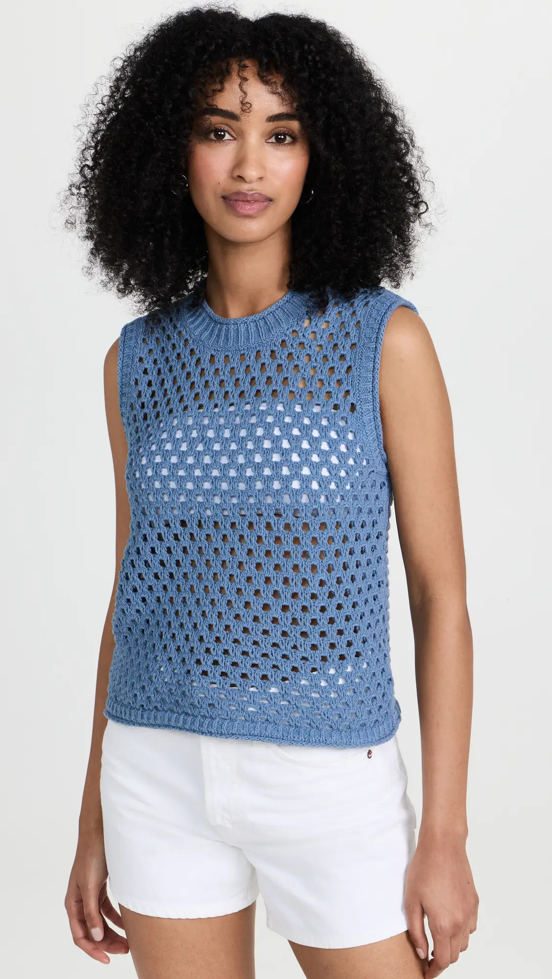 Madewell Open-Stitch Crop Sweater Vest | Shopbop | Shopbop