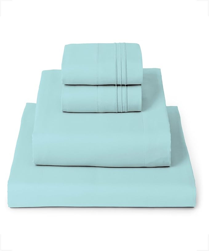 Mellanni King Sheets Set - 4 PC Iconic Collection Bedding - Hotel Luxury, Extra Soft, Cooling Bed... | Amazon (US)