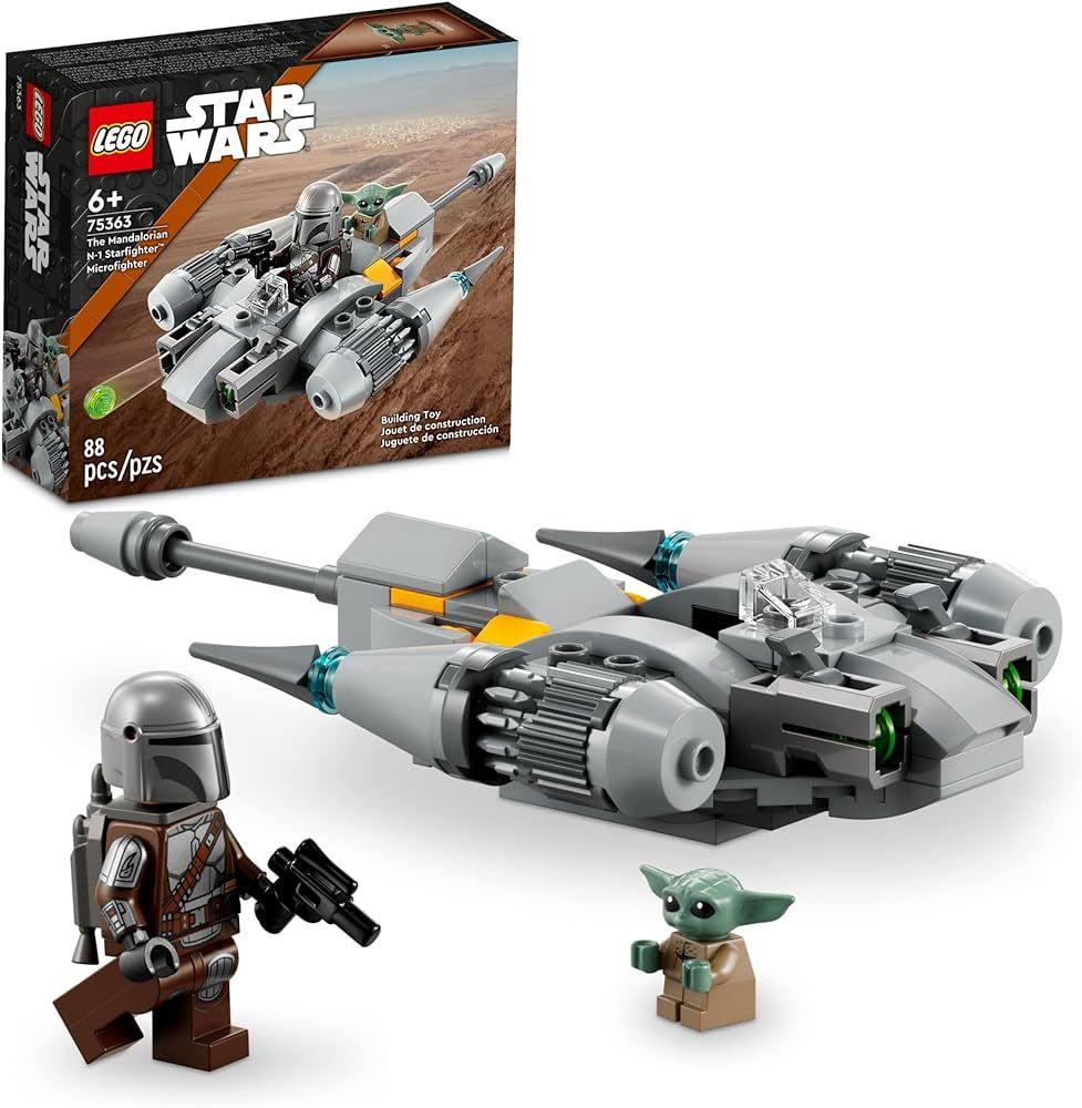 LEGO Star Wars The Mandalorian’s N-1 Starfighter Microfighter, Building Toy Set for Kids Ages 6... | Amazon (US)