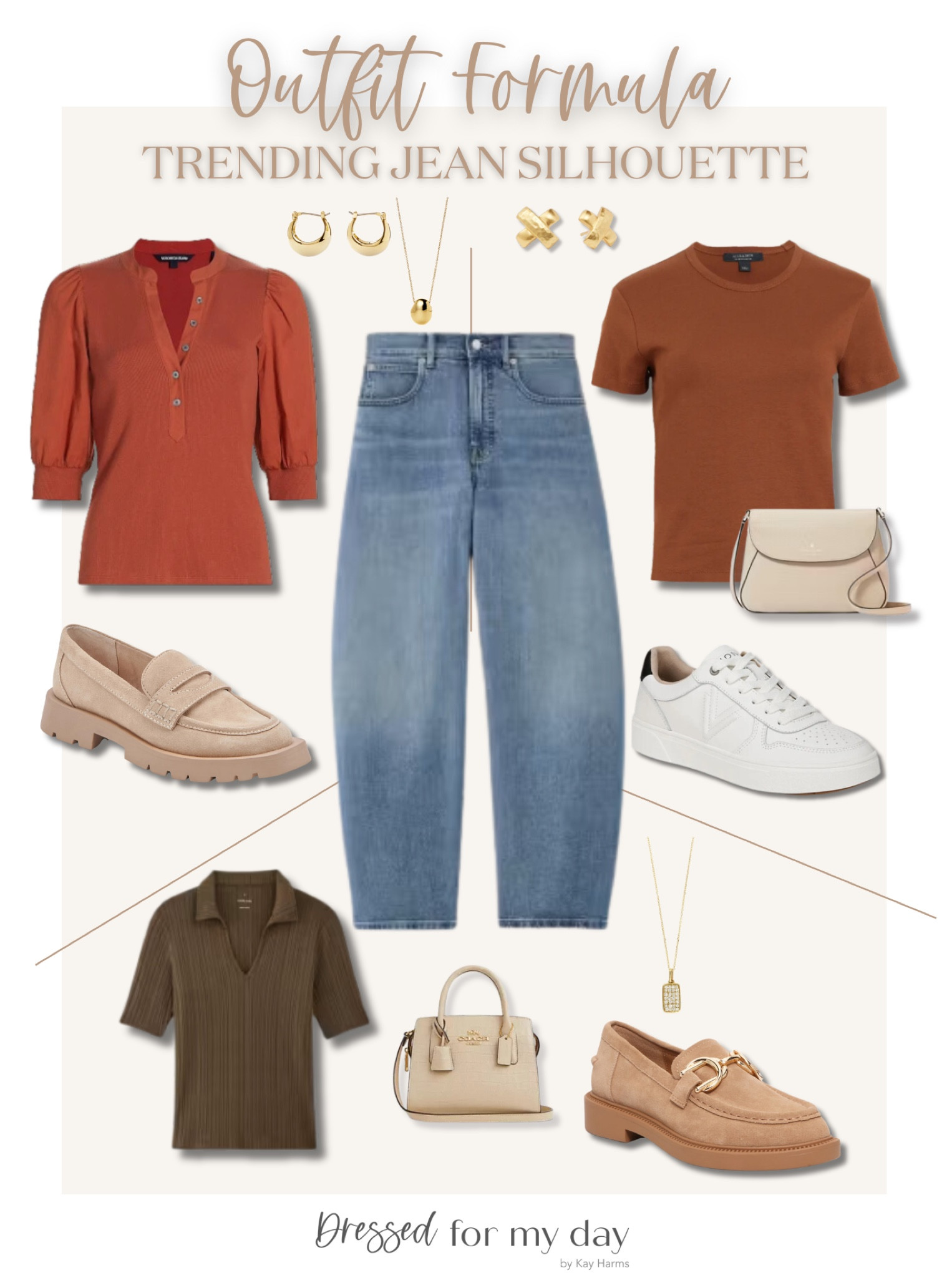 How to style barrel leg jeans 👖

#LTKStyleTip #LTKMidsize #LTKOver40