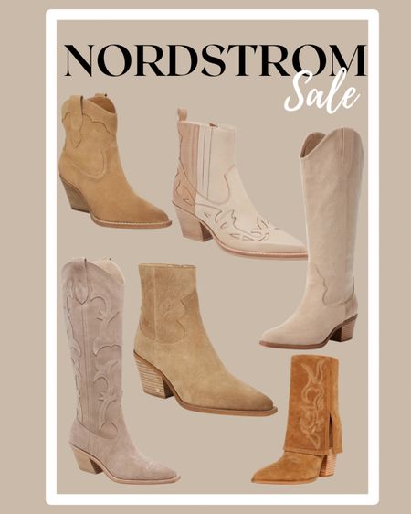 These boots are made for cute outfits! ☺️
Nordstrom has so many cute western boots  That’s definitely one thing I want to buy during the Nsale 

#LTKshoecrush #LTKsalealert #LTKxNSale