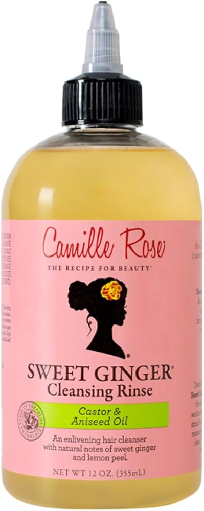 Camille Rose Sweet Ginger Rinse, Hair and Scalp Cleanser with Ginger Root and Aniseed Oil, to Cla... | Amazon (US)
