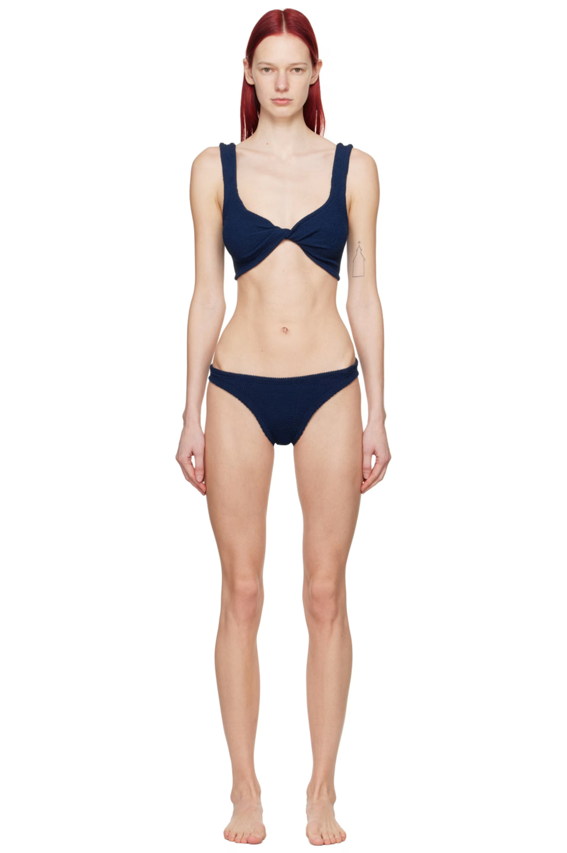 Hunza G - Navy Juno Bikini | SSENSE