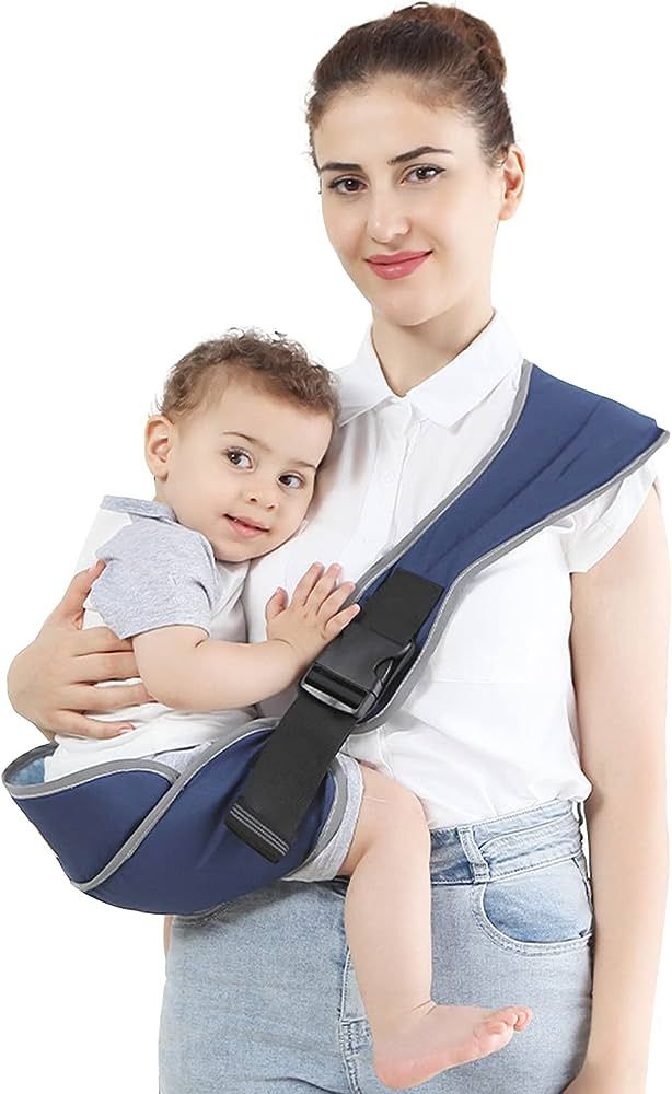 Portable Toddler Carrier, Adjustable Child Sling, Ergonomic One Shoulder Labor-Saving Polyester H... | Amazon (US)