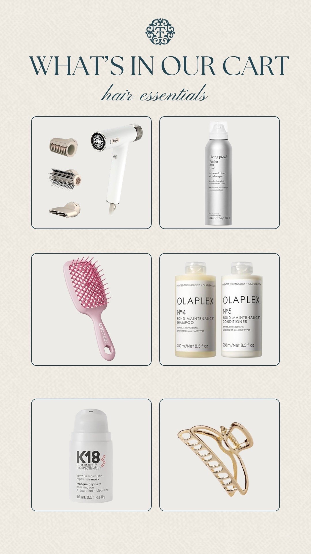 Our Amazon cart is looking very hair-focused right now. Between styling tools, treatment masks, shampoo and conditioner, plus the everyday extras like a brush and claw clip, these are the hair essentials making the cut. Basically everything needed for a good hair day.

#LTKOver40 #LTKSeasonal #LTKBeauty