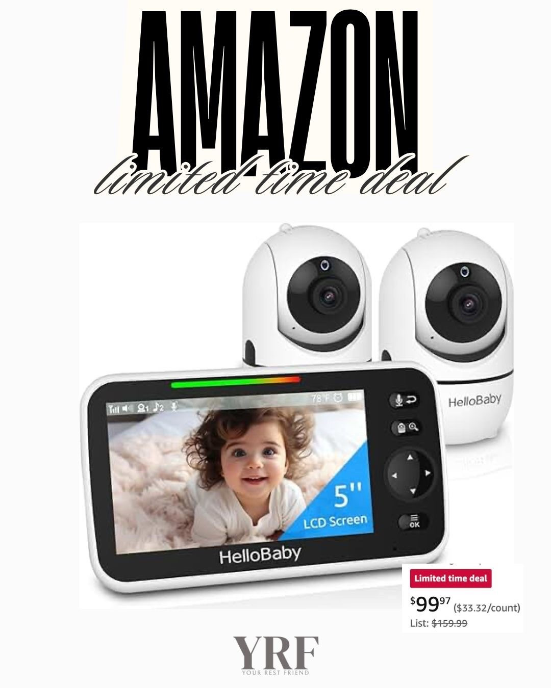 A simple, reliable baby monitor with no WiFi needed. Perfect for the nursery and gives parents peace of mind with clear video and sound without app dependence.

#BabyMonitor #NoWifiBabyMonitor #NurseryEssentials #NewParentMustHaves #LTKFinds #LTKBaby #AmazonFinds #PeaceOfMind #BabySafety #ParentEssentials #NurserySetup #LTKHome


#LTKSaleAlert