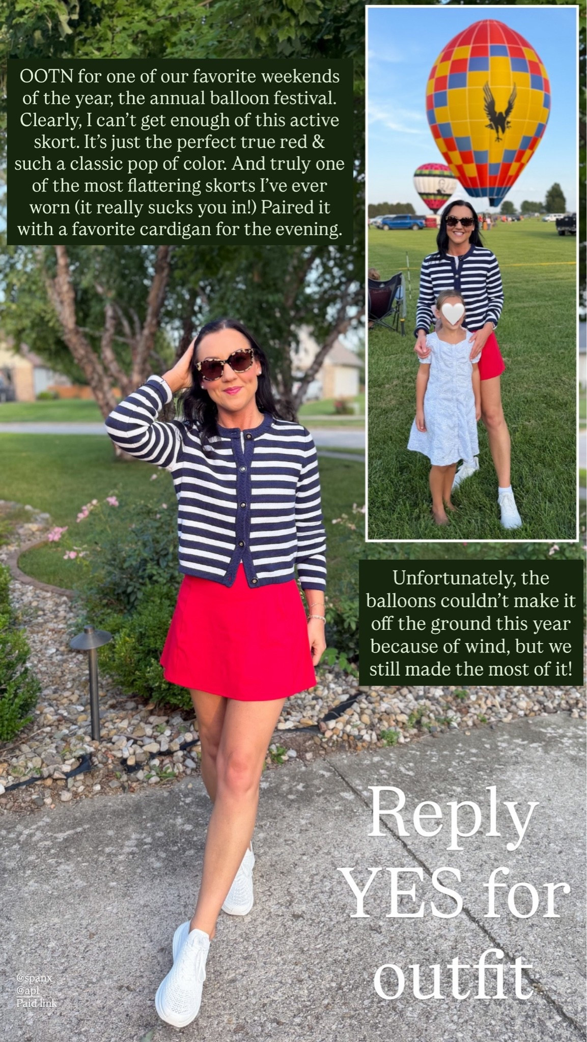 I can't get enough of this active skort! It's the perfect shade of red and pairs so well with a striped cardigan. It's honestly one of my most flattering skorts. 

active wear, skort, casual outfit, casual style, mom style 

 #LTKdayinmylife #LTKootd #LTKmomlife
