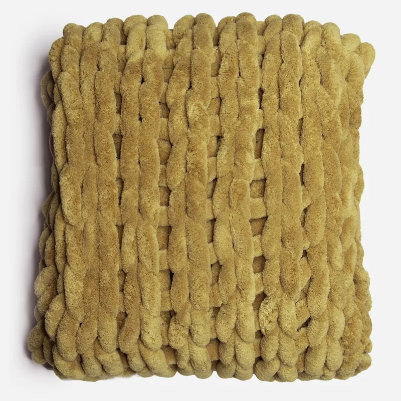 Chenille Knitted Chenille Throw | Wayfair North America