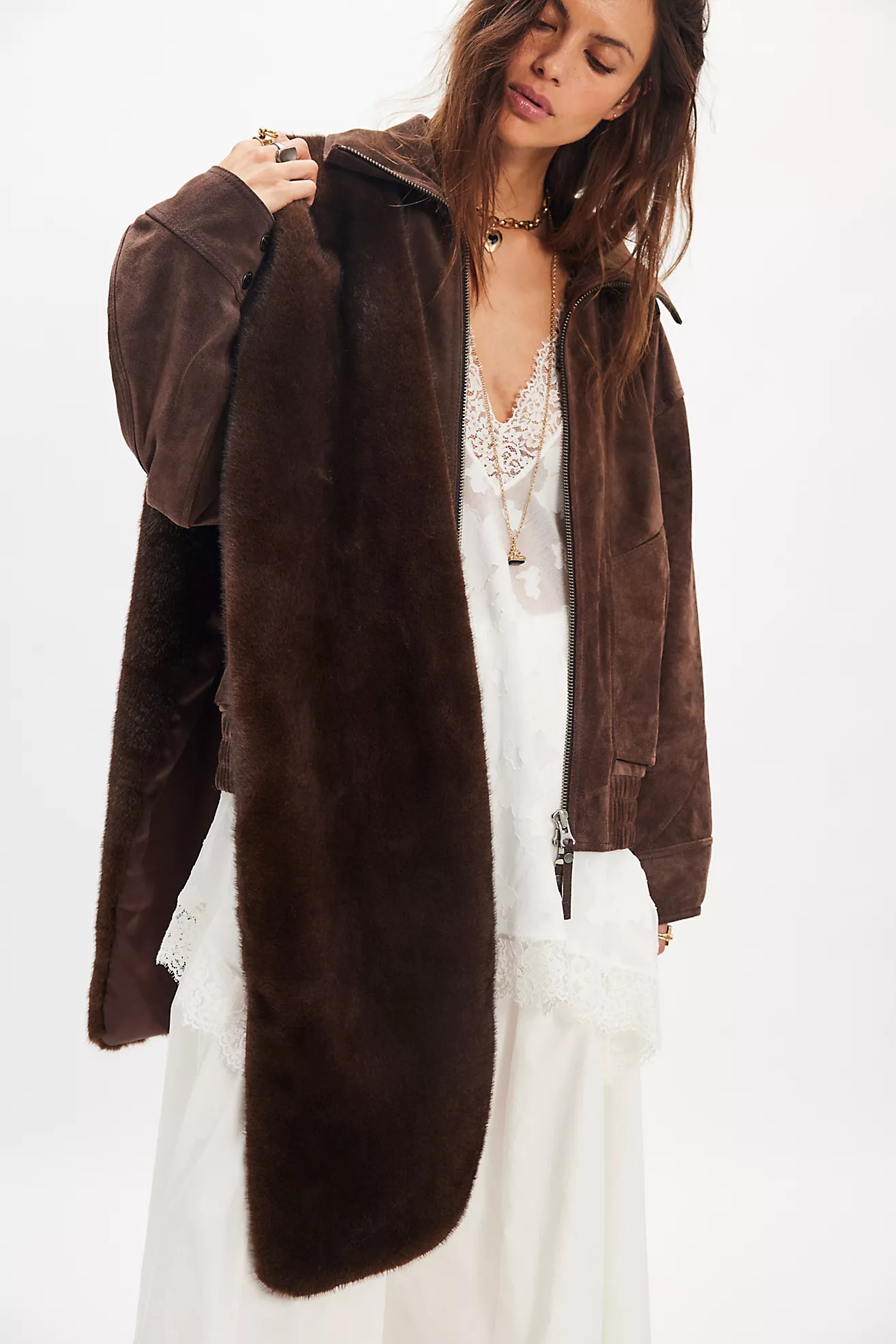 Snow Angel Faux Fur Scarf | Free People (Global - UK&FR Excluded)