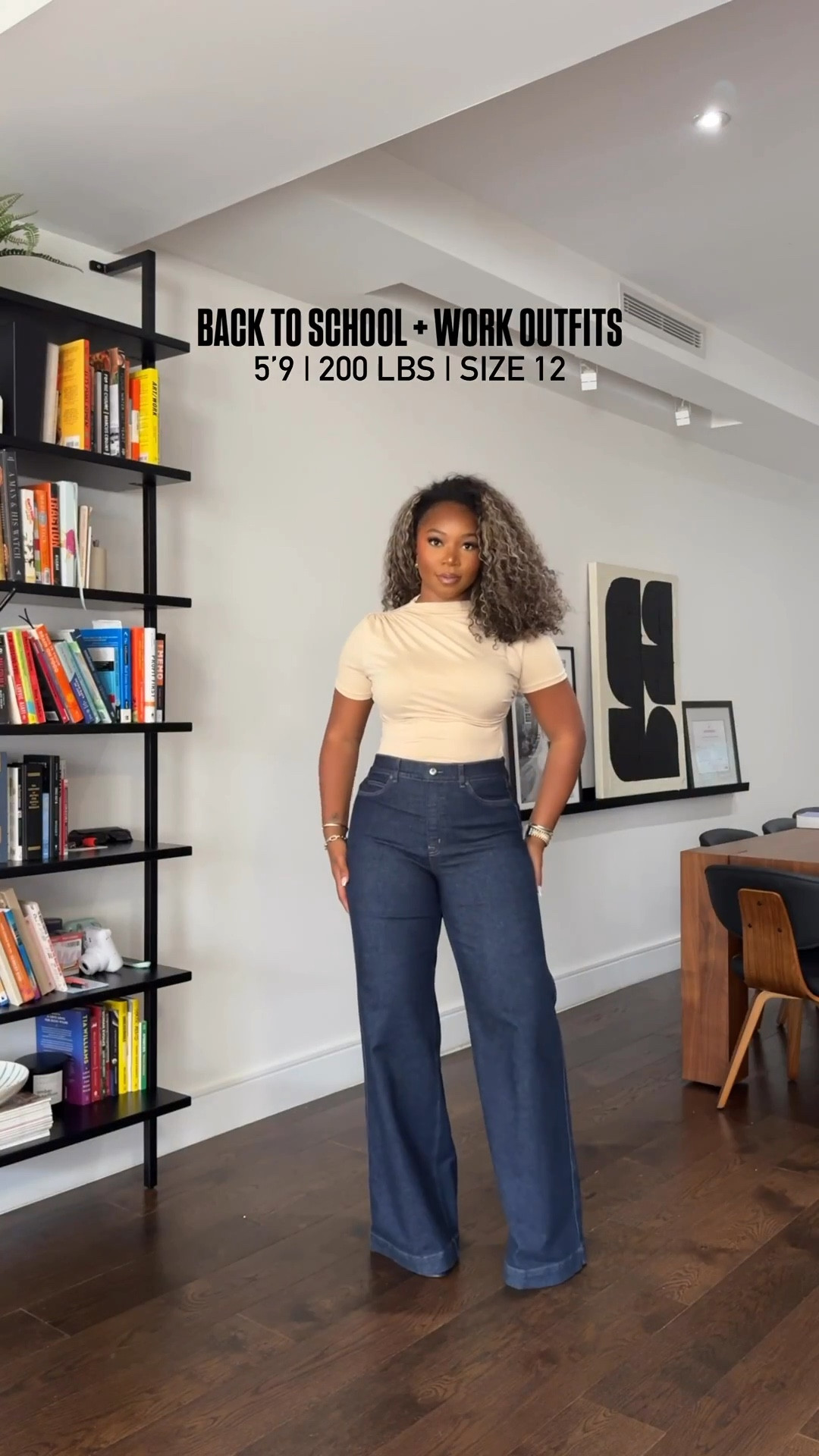 Perfect looks for back to school and work! Outfit one large top + medium skirt! Outfit two xl button down + size 32 jeans! Outfit 3 small trench + size 12 brown pants! Outfit 4 size large in the green set! Outfit 5 medium top + XL TALL jeans (use JANESHAXSPANX for $$ off) 

#LTKStyleTip #LTKMidsize #LTKWorkwear