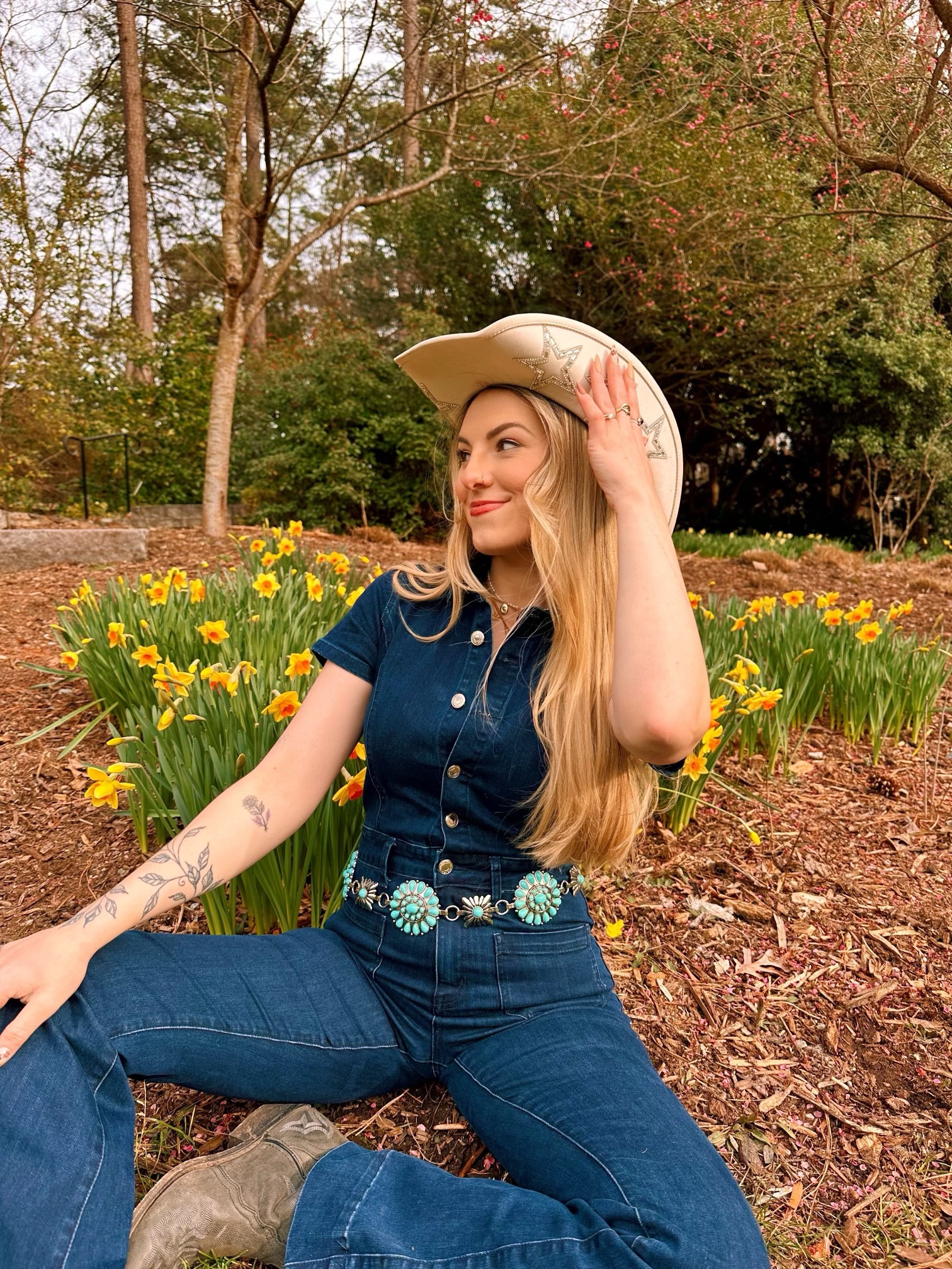 Jumpsuit | Jeans | Western | Nashville | Cowgirl | Women’s jeans | Jean jumpsuit | Summer style | Spring | Spring stylee 

#LTKSpringSale #LTKstyletip #LTKSeasonal