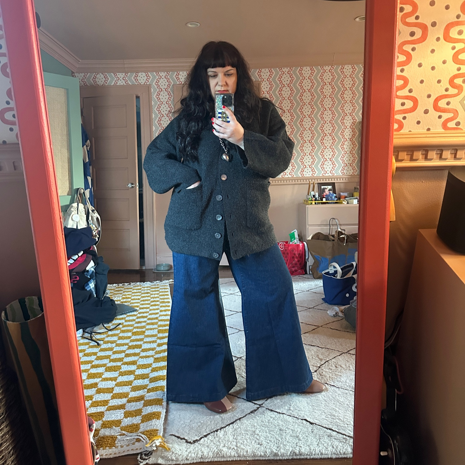 News Wide Flare Jeans | 10-12