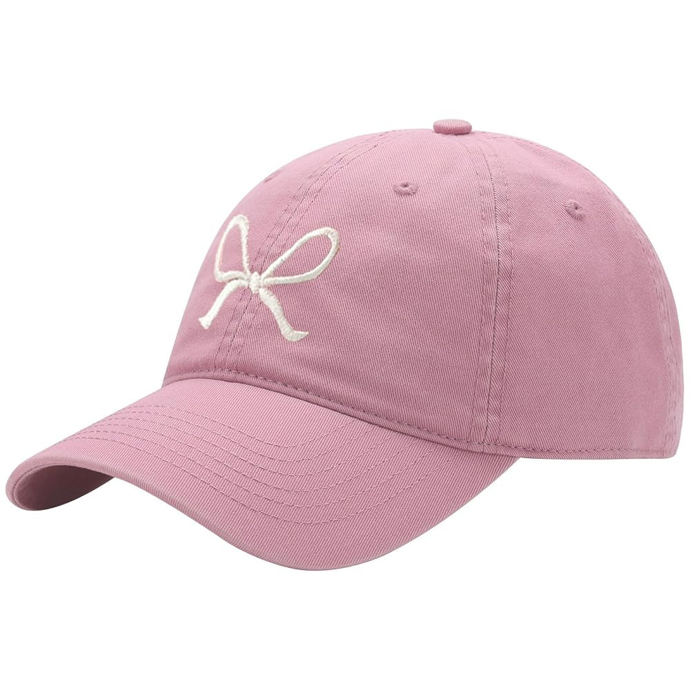 Trendy Bow-Tie Baseball Cap for Women and Men Trucker Hats Y2k Adjustable Fashion Sun Hat with Vi... | Amazon (US)