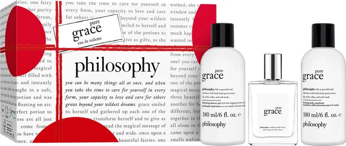 women's 3-pc pure grace eau de toilette holiday gift set $111 Value | Nordstrom Rack