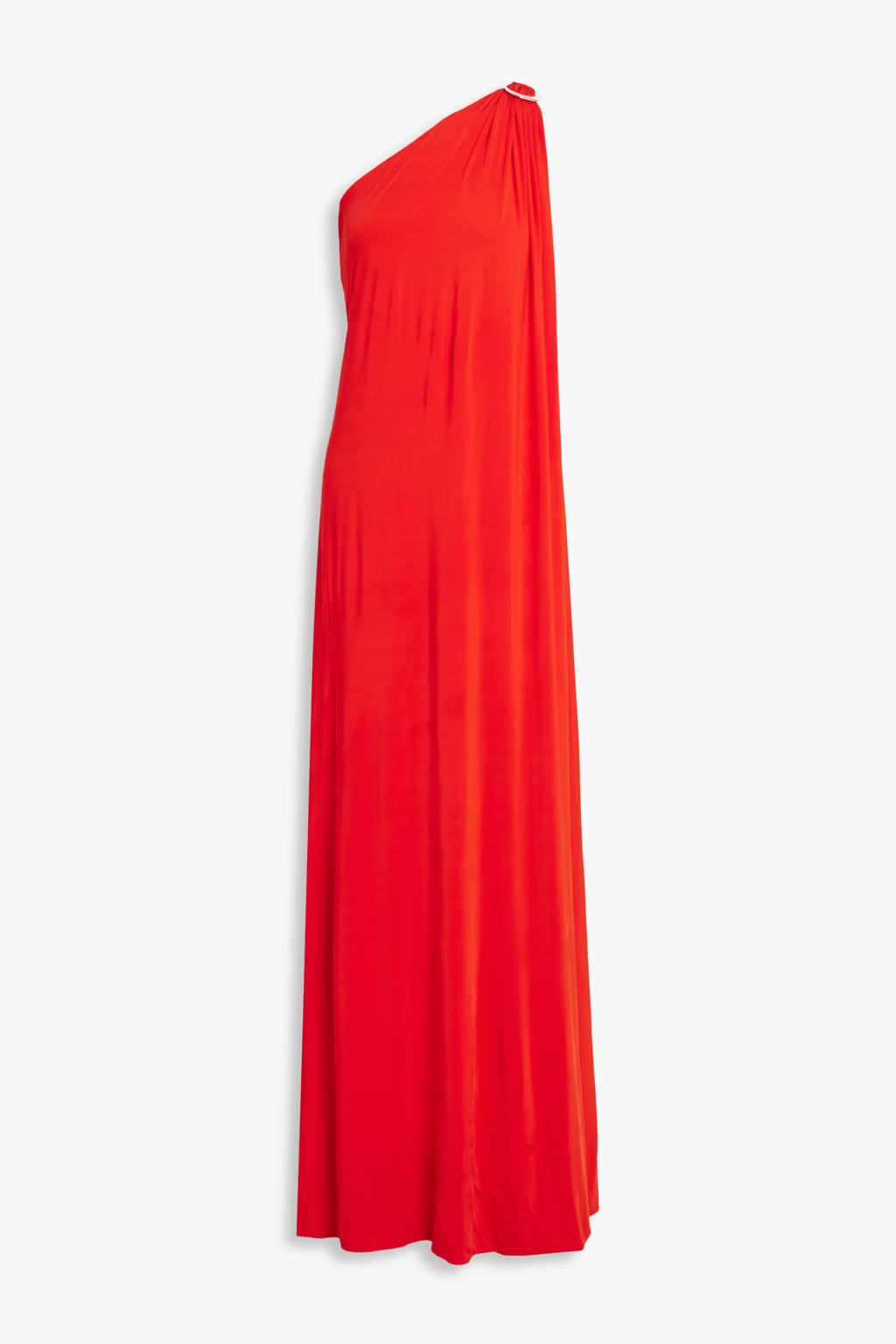 Elyce one-shoulder draped stretch-jersey gown | The Outnet (US and CA)